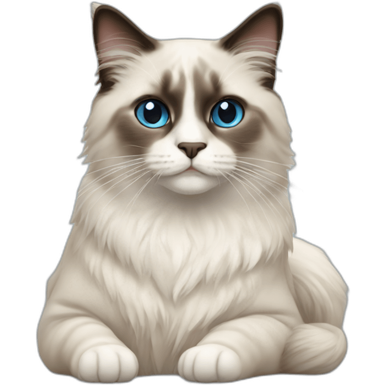 Ragdoll cat emoji