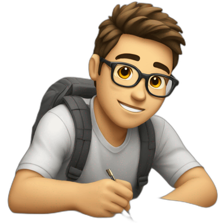 studying guy emoji