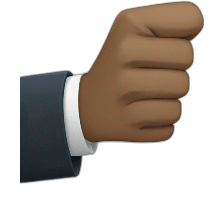 Obama fist bumping emoji