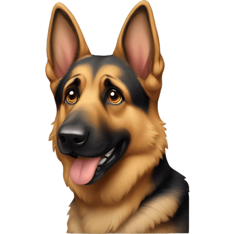 German shepherd  emoji