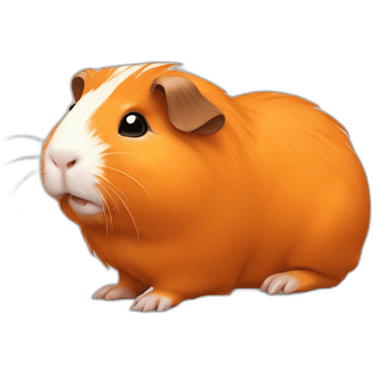 orange guinea pig  emoji