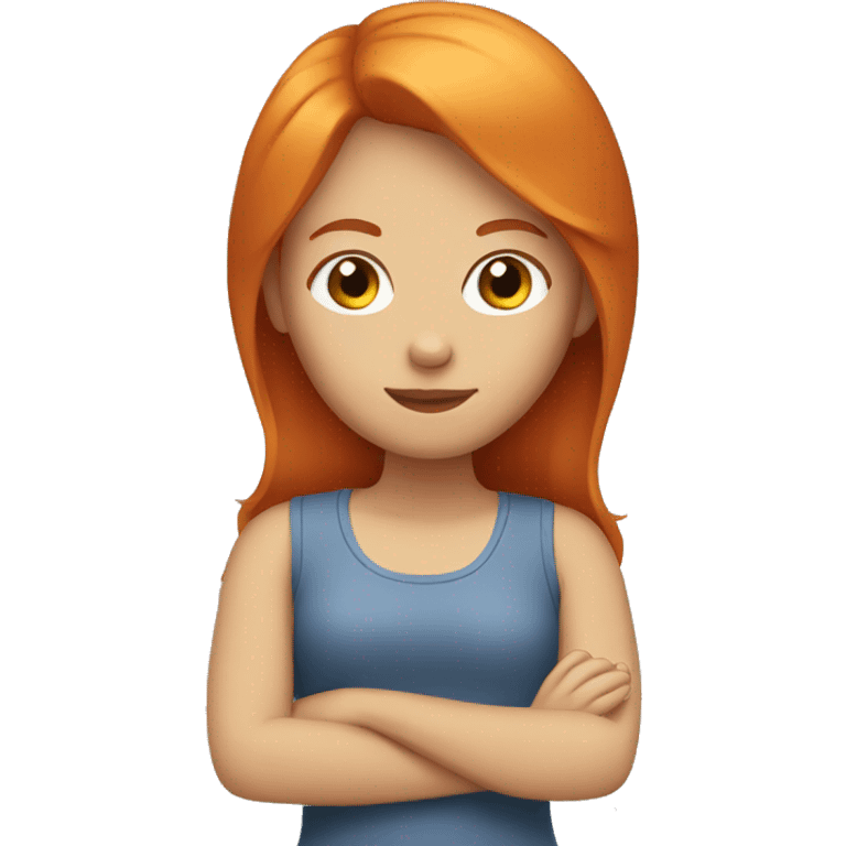 girl with ginger hair emoji