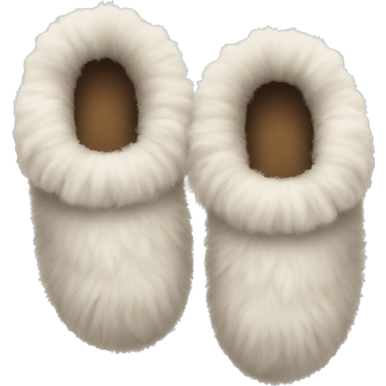 Fluffy slippers emoji