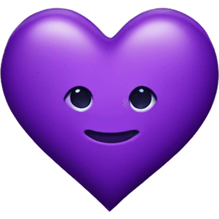 purple heart with stars emoji