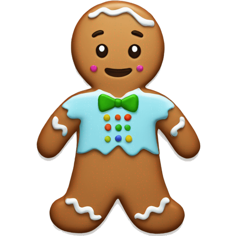 Gay gingerbread cookie  emoji