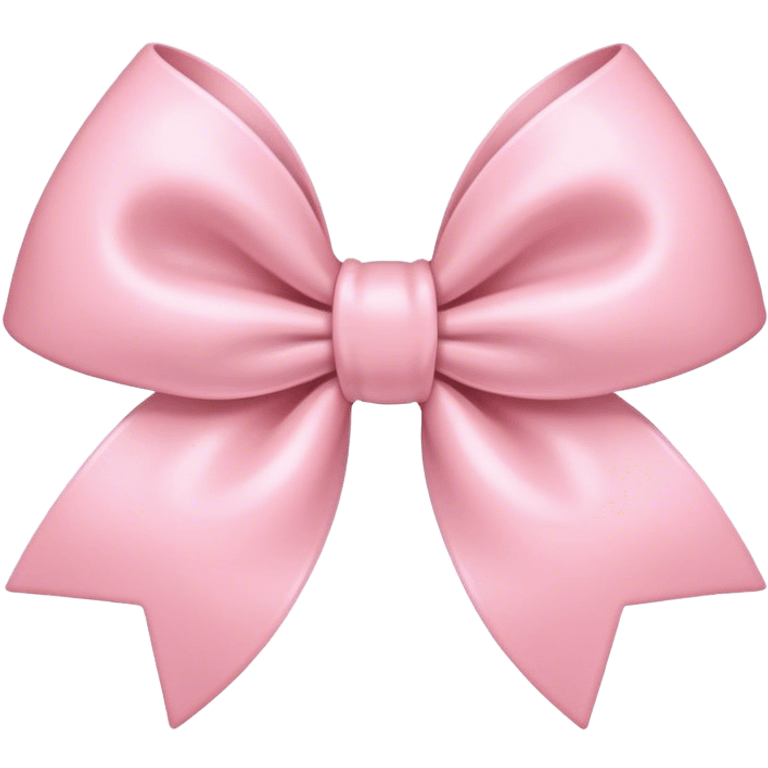 Pastel pink bow emoji