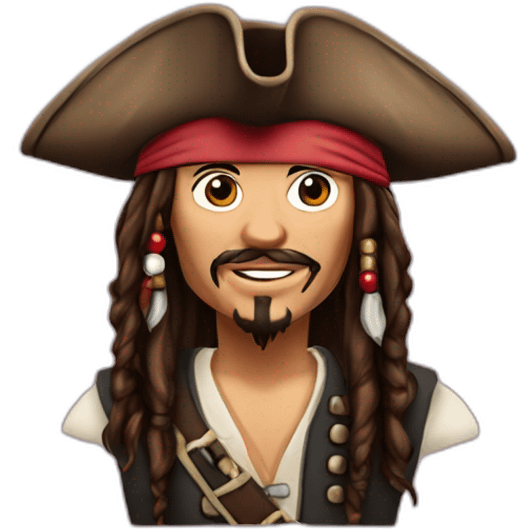 Jack sparrow in love emoji