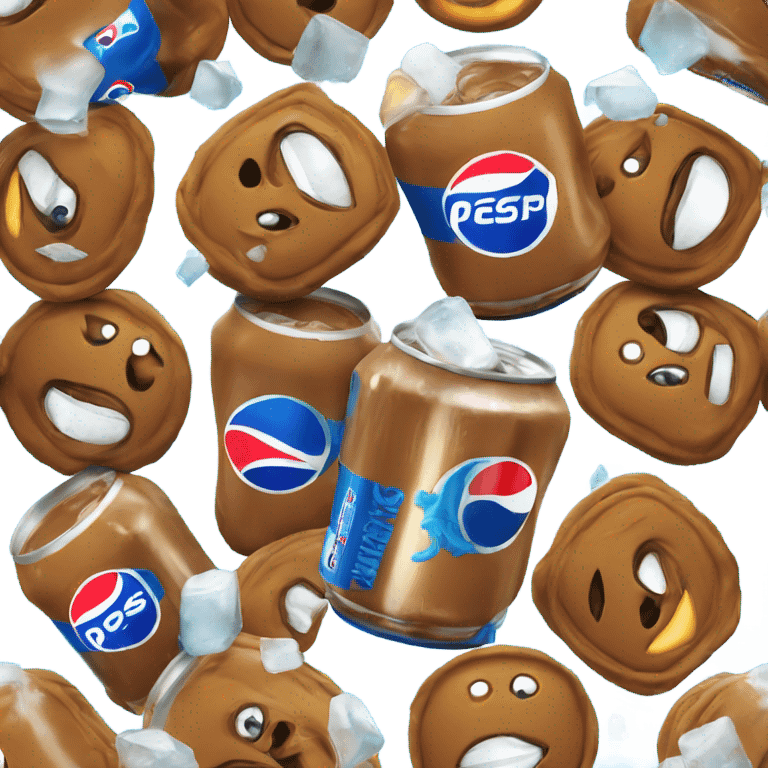 Pepsi with ice emoji