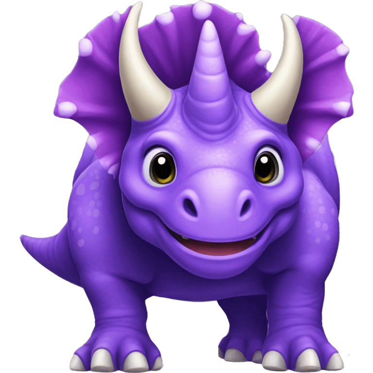 purple triceratops emoji