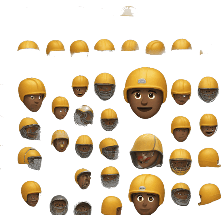 🥴 with a helmet on emoji