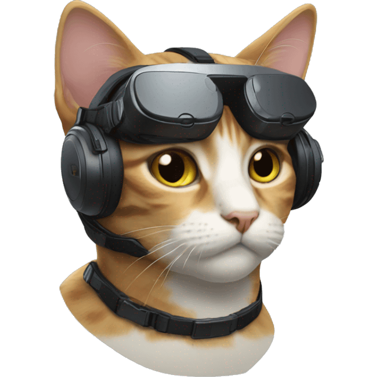 VR cat emoji