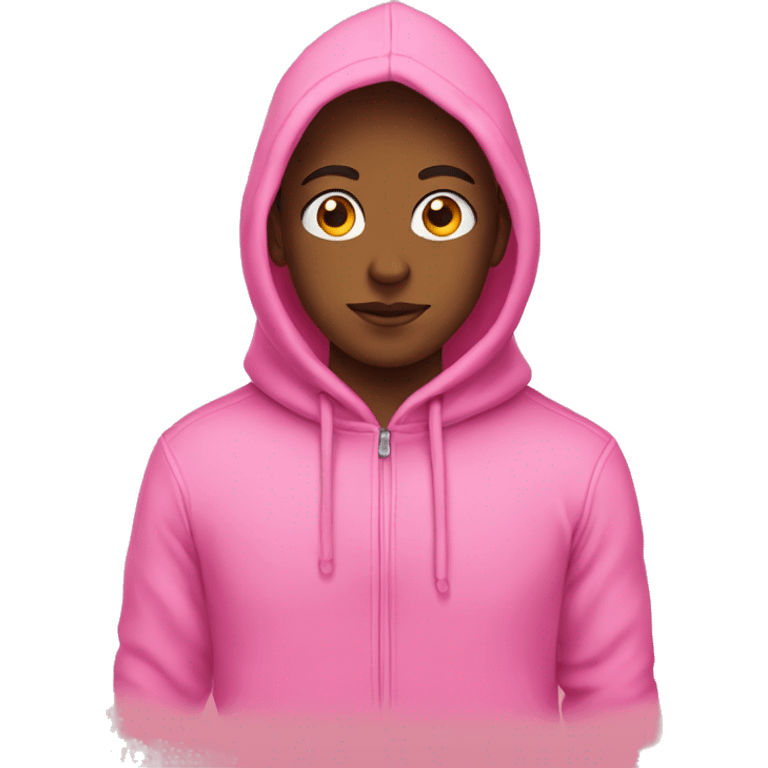 Pink hoodie  emoji