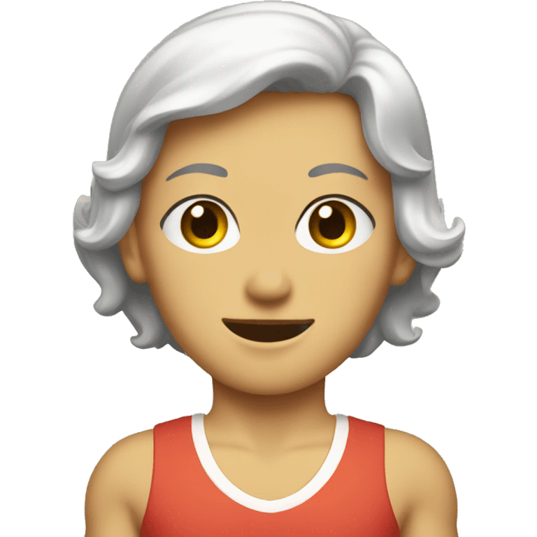 Vintage fitness  emoji