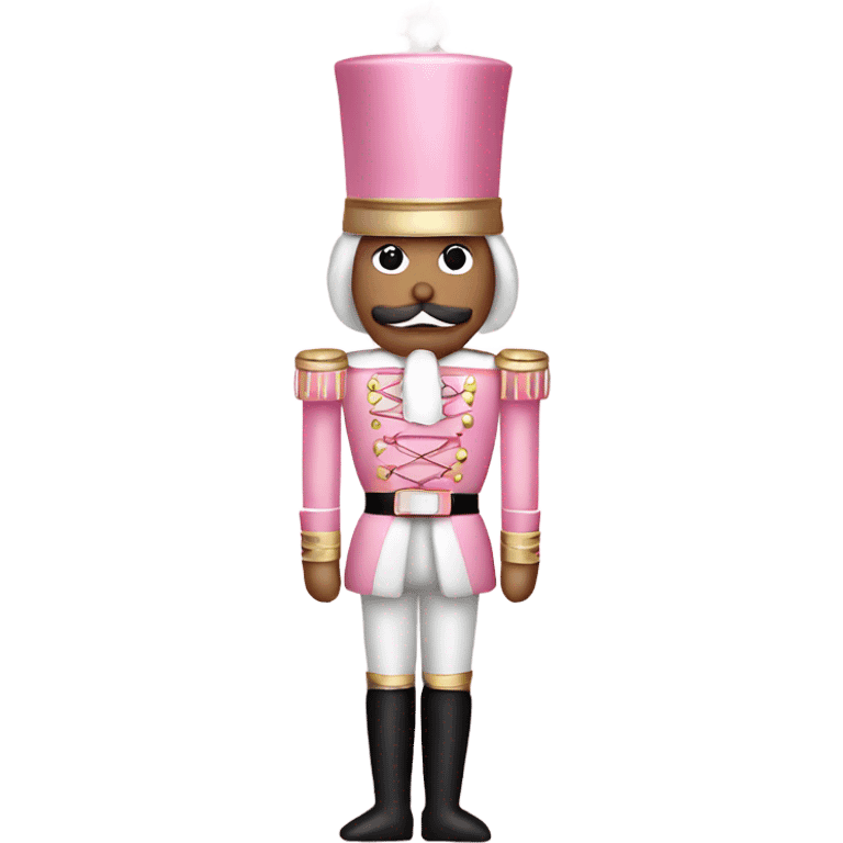 Light pink nutcracker emoji