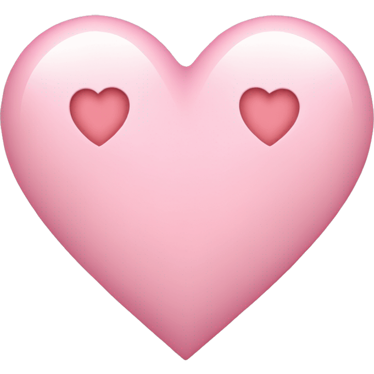 Light pink heart emoji