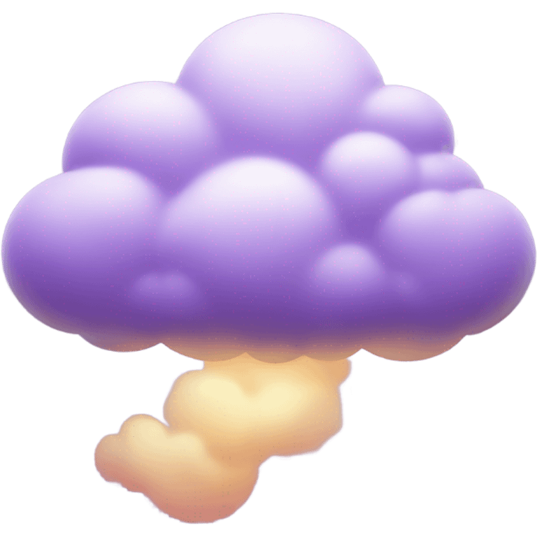 Purple cloud emoji