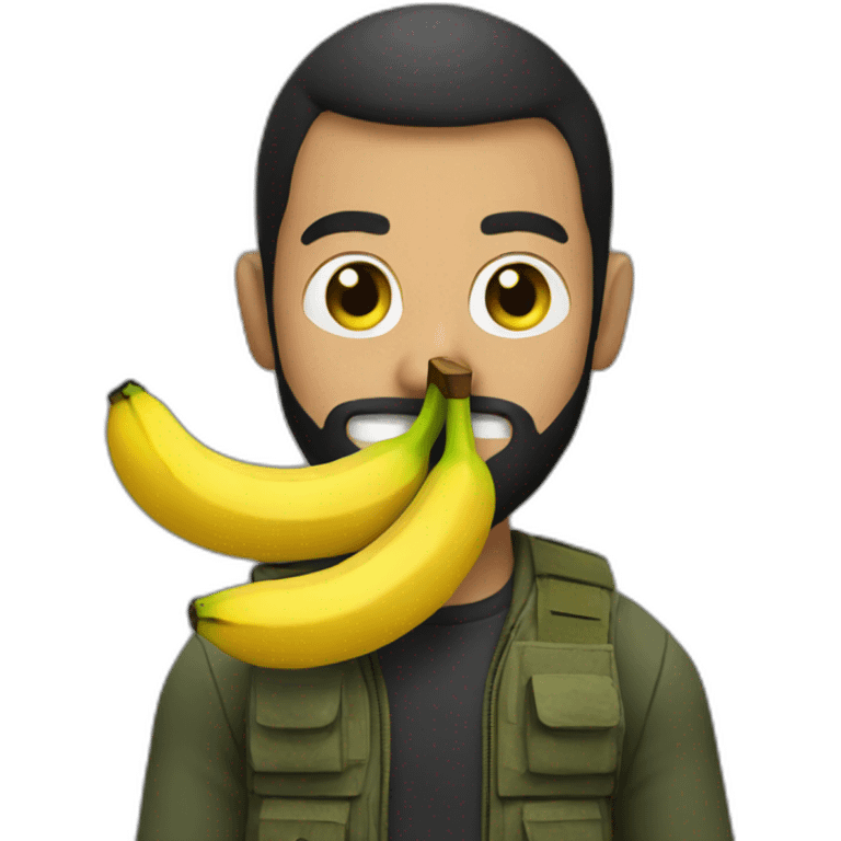 terrorist with a banana emoji