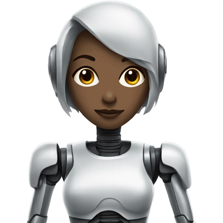 robot girl emoji