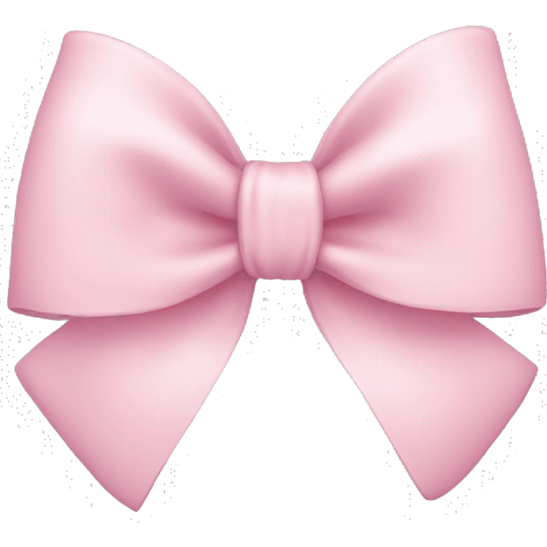 Light pink bow emoji