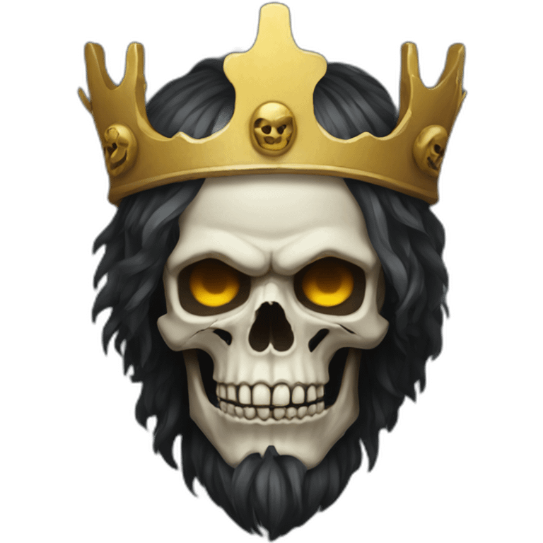 Skull king emoji