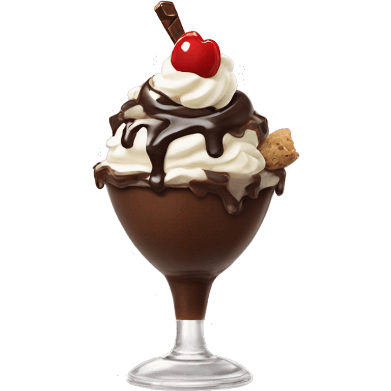 chocolate overload sundae emoji