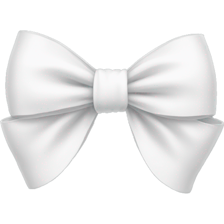 White bow  emoji