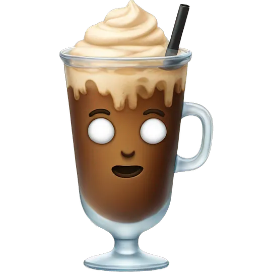 Iced coffee  emoji