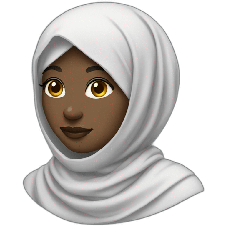 hijab african female emoji