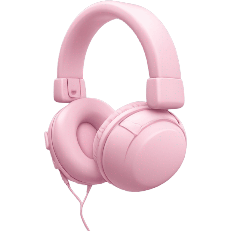 Light pink headphones emoji