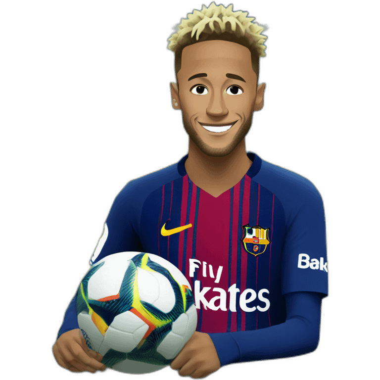 neymar on the groung emoji