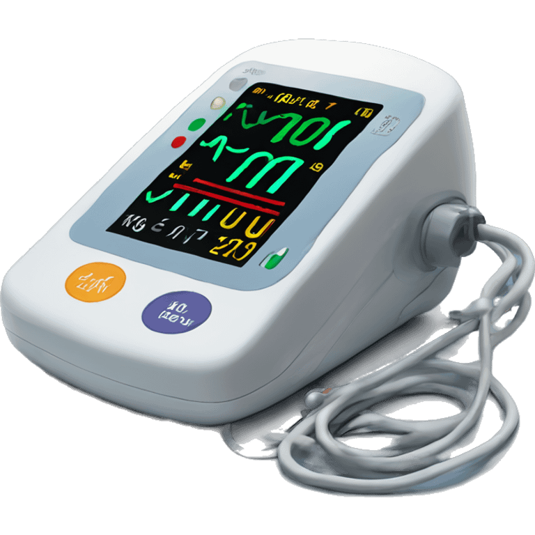 Blood pressure monitor in an intensive care unit  emoji