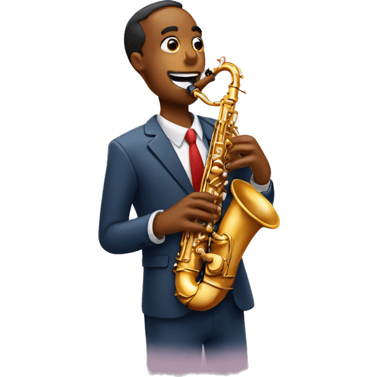 lobster playing saxophone emoji