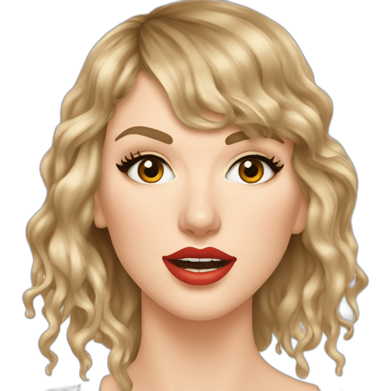 taylor-swift-selfie-milk-on-face-dripping emoji