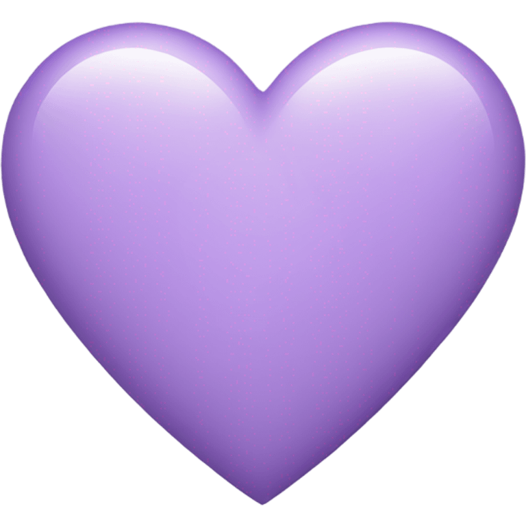 Light purple heart emoji