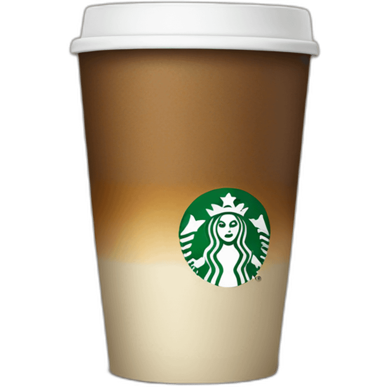 Starbucks cup of coffee emoji