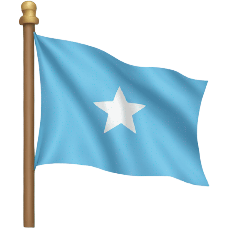 Light blue flag  emoji