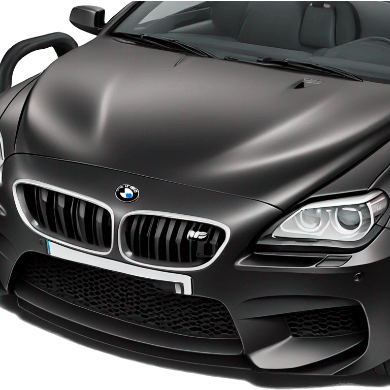 Black bmw m6 2024 emoji