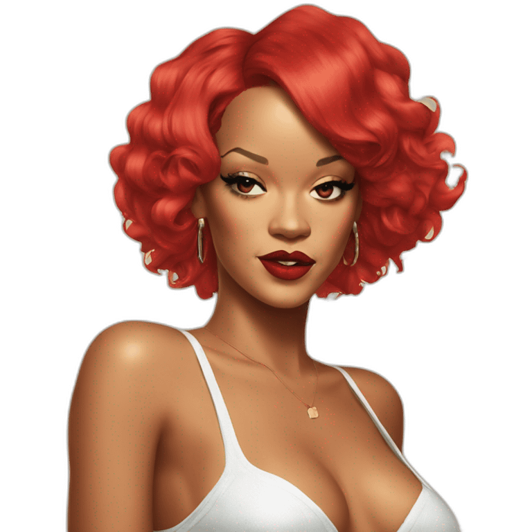 rihanna pinup emoji