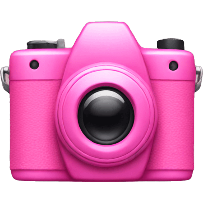 pink camera emoji