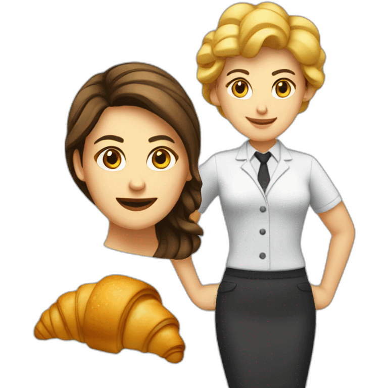 female product manager and croissant emoji