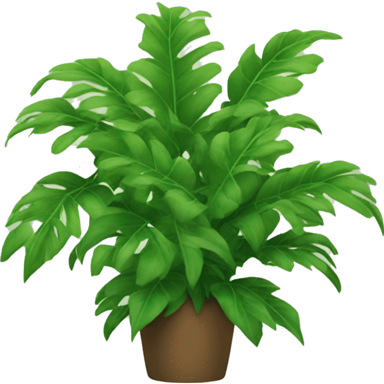 Birds paradise plant with more leaves emoji