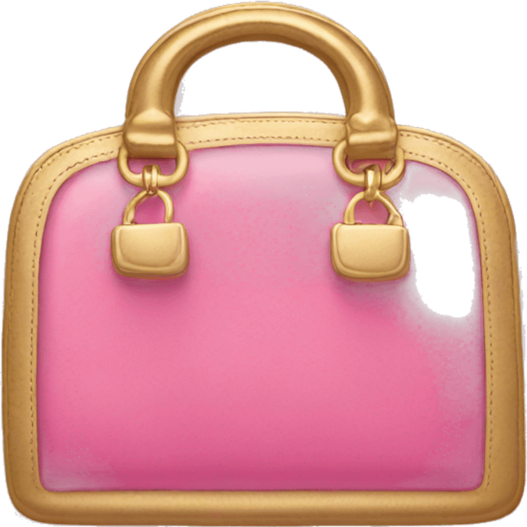 pink and gold purse emoji