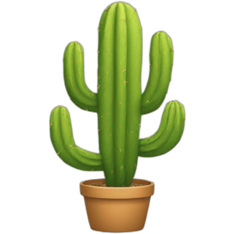 Cactus qui boxe une tortue emoji