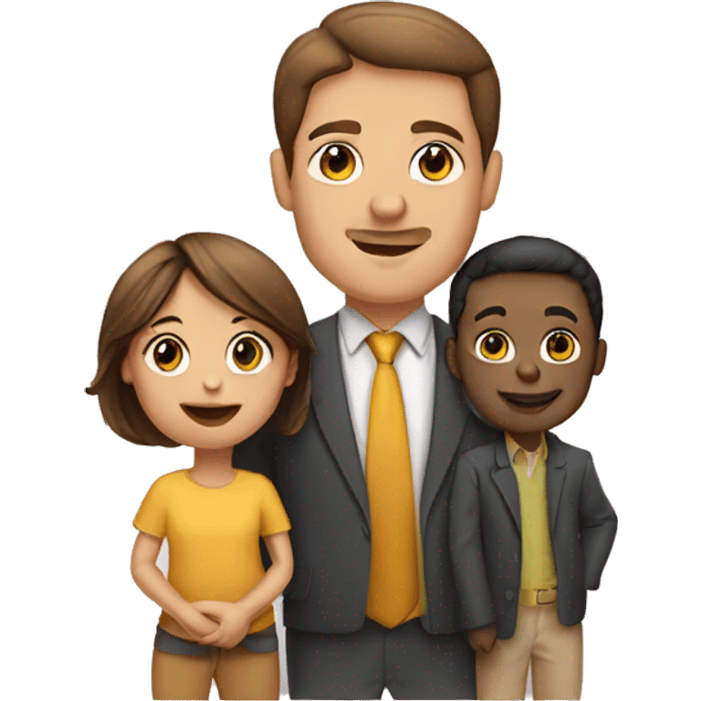 Husband, wife and little boy infant emoji