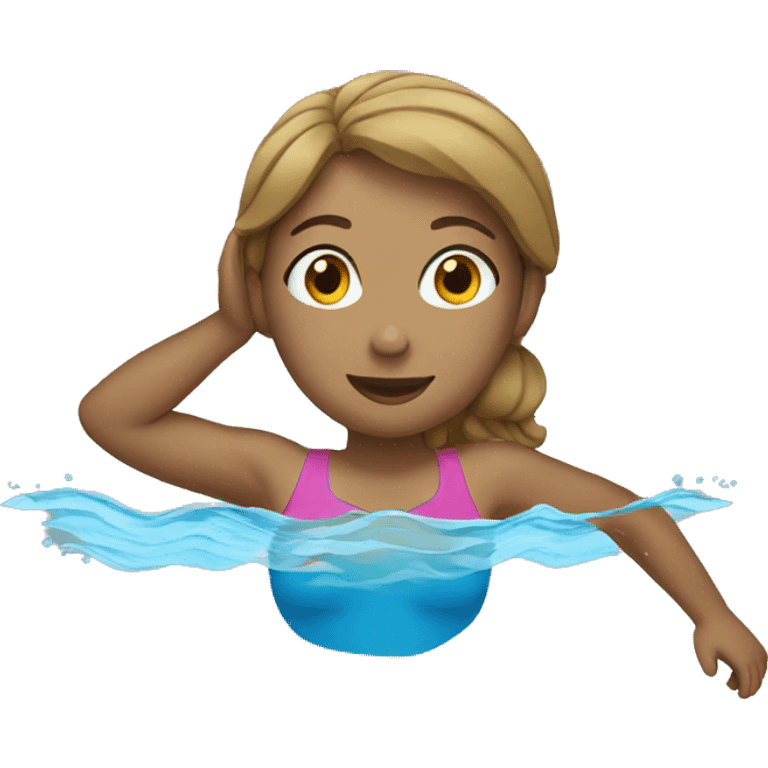 woman swimming emoji