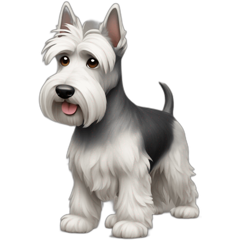 dog scottish terrier full body emoji