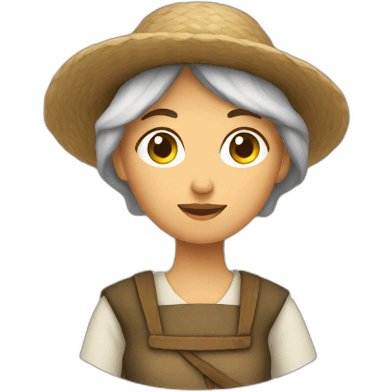 peasant woman emoji