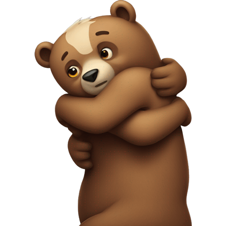 Bear hug emoji