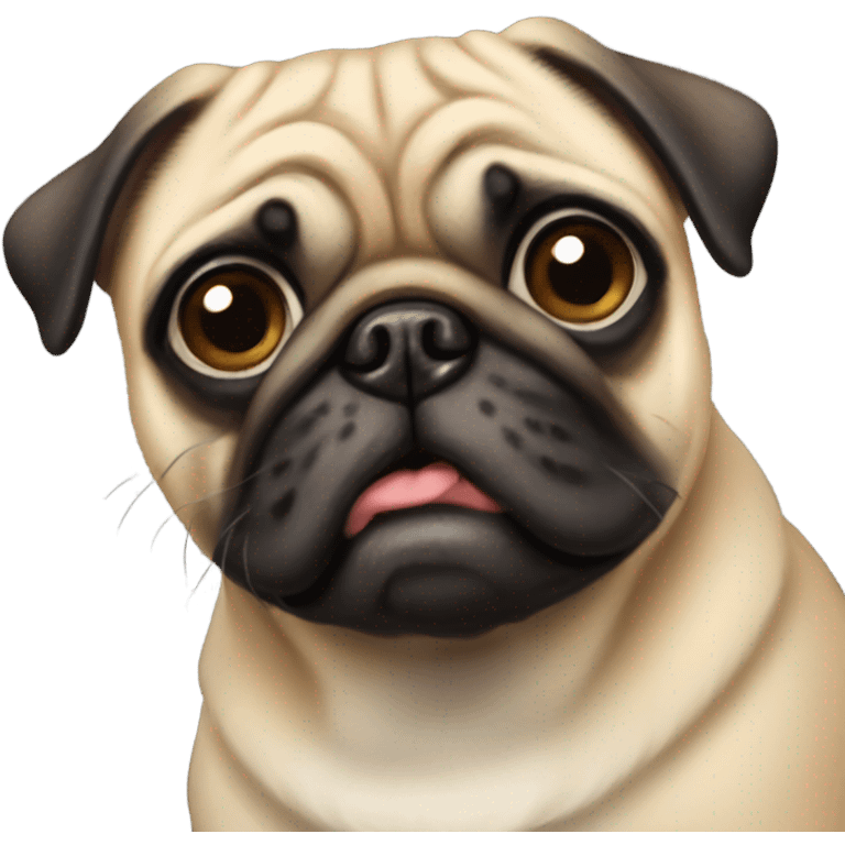 Perro pug emoji