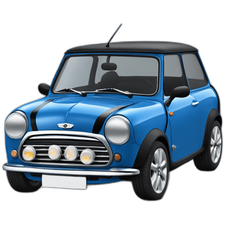 Blue Mini Cooper S emoji